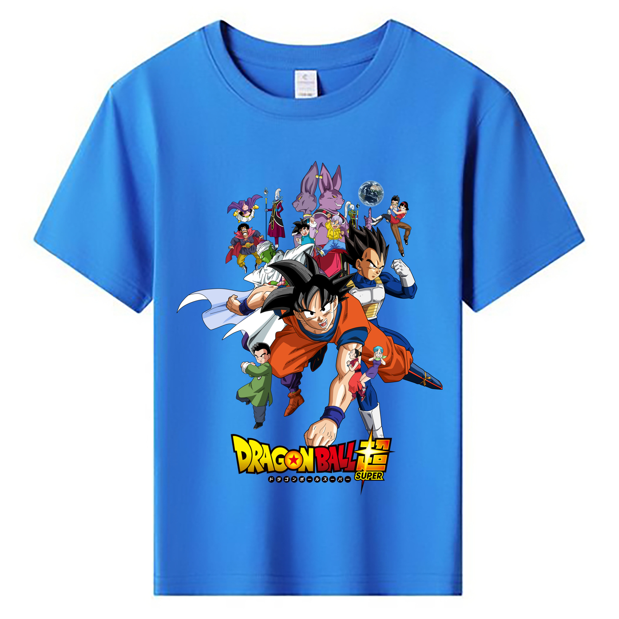 （画像用） ドラゴンボール DRAGON BALL 綿100％キッズTシャツ（フロントプリント）